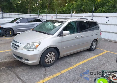 2005 Honda Odyssey Ex-L из США, поврежденный, VIN 5FNRL38715B003399